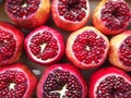 Red pomegranate fruit