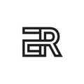 Lines ER icon symbol vector