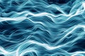 Lines of flowing sea water abstract background Royalty Free Stock Photo