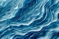 Lines of flowing sea water abstract background Royalty Free Stock Photo