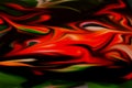 Fluid dark red green colors, colorful background, waves like shapes Royalty Free Stock Photo