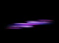 Lines of speed. Colored shiny sparks of spiral wave. Curved bright speed line swirls. Shiny wavy path. bokeh effect.