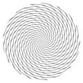 Lines texture. Circle design element. Royalty Free Stock Photo