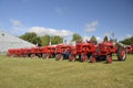 Lineup of Farmall tractors at Dalton