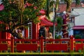 Ling Gwan Kiong Temple, A Place Of Worship For Followers Of Tri Dharma, Buddhism, Confucianism, And Taoism