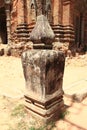 Linga at Lolei in Angkor Royalty Free Stock Photo