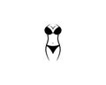 Lingerie store lady bra logo design