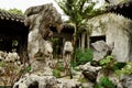 Yellowstone Granite Architecture, Lingering Garden, Suzhou, China Royalty Free Stock Photo