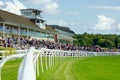 Lingfield Park Racecourse. View of the Grandstand.