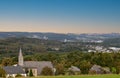 Ãlinghausen monastery with a view of Neheim and HÃ¼sten in the Sauerland