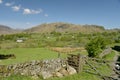 Lingmoor Fell above Little Langdale in Lake District Royalty Free Stock Photo