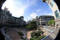 Lingnan University in Castle Peak Road, Fu Tei, Hong Kong 20 Aug 2011 Royalty Free Stock Photo