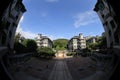 Lingnan University in Castle Peak Road, Fu Tei, Hong Kong 20 Aug 2011 Royalty Free Stock Photo