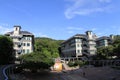 Lingnan University in Castle Peak Road, Fu Tei, Hong Kong 20 Aug 2011 Royalty Free Stock Photo