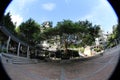 Lingnan University in Castle Peak Road, Fu Tei, Hong Kong 20 Aug 2011 Royalty Free Stock Photo