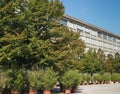 Lingotto Fiat car factory circa 1919 in Turin Royalty Free Stock Photo