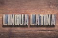 Lingua Latina wood