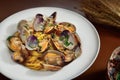 Linguine Alle Vongole hard clams