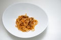 Linguine allo scoglio typical Italian dish