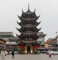 Historical Kuixing Tower in Confucian Temple or Wenmiao in Wenjiang Royalty Free Stock Photo