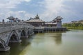 Lingyan Temple outside Yungang Grottoes Royalty Free Stock Photo