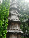 Lingyin Temple in Hangzhou of china Buddhist niches Historic Belief in Tourism Artwork