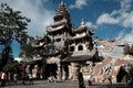 Linh Phuoc pagoda, Da Lat travel Royalty Free Stock Photo