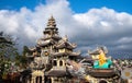 Linh Phuoc pagoda in Dalat city, Vietnam. Royalty Free Stock Photo