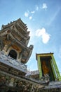 Linh Phuoc Pagoda temple Royalty Free Stock Photo
