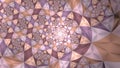 Linier triangle fantasy infinite fractal