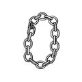 link broken chain ai generated Royalty Free Stock Photo