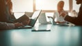 Link build developers testing usability of a new program or website with different operation system laptops in the Royalty Free Stock Photo