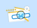Link building - interconnected links symbolizing SEO strategies, backlink generation, website authority, digital