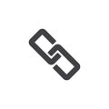 Link, chain vector icon Royalty Free Stock Photo