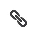 Link chain vector icon Royalty Free Stock Photo
