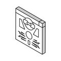 link estimation isometric icon vector illustration