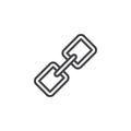 Link outline icon