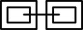 Link Outline Vector Icon Royalty Free Stock Photo