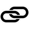 Raster Linkage Flat Icon Illustration