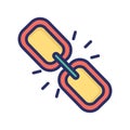Linkage Isolated Vector icon which can easily modify or edit