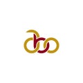 Linked Letters ABO monogram logo design