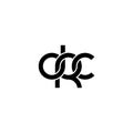 Linked Letters DRC monogram logo design