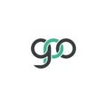 Linked Letters GPO monogram logo design