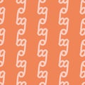 Linked Loops Seamless Vector Pattern Royalty Free Stock Photo