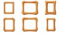 Linked Nested Frames Vector Symbol Cartoon