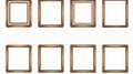 Linked Nested Frames Vector Symbol Cartoon