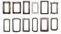 Linked Nested Frames Vector Symbol Cartoon