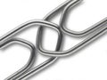 Linked Paperclips Royalty Free Stock Photo