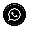 Whatsapp social media icon button