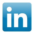 LinkedIn icon vector Royalty Free Stock Photo